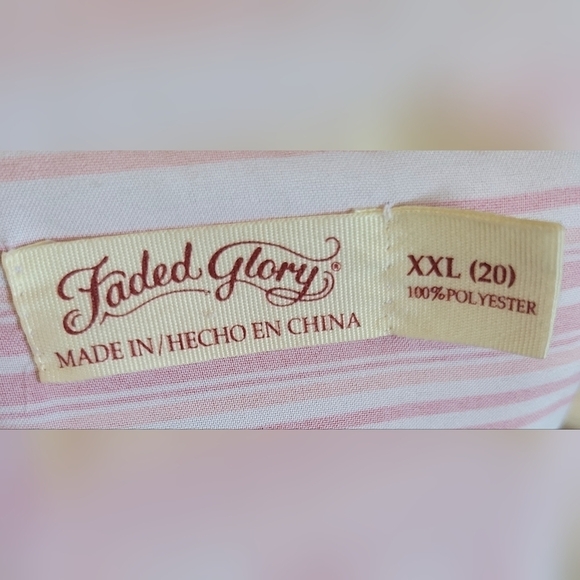 XXL/20 Spaghetti Strap Striped Multicolor Tank Top - Picture 2 of 2